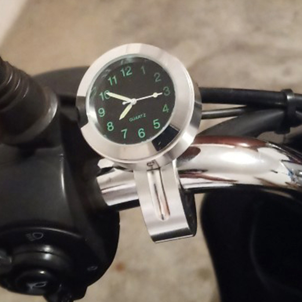 A76CS Einbau Motorrad Lenker Uhr Zeitanzeige Zeituhr beleuchtet Quarzuhr  Digital